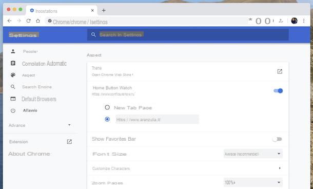 Cómo cambiar la página de inicio de Chrome