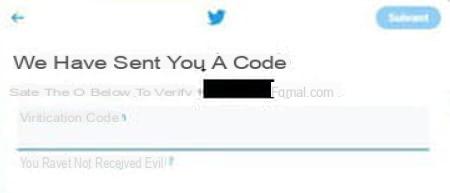 Twitter registration: the right settings