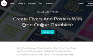 App to create flyers, brochures, flyers, posters and booklets, free and online