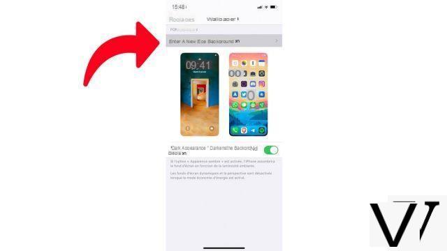 How to change the wallpaper on my iPhone?