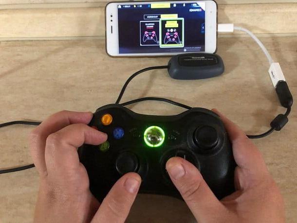 How to connect the Xbox 360 joystick to the phone