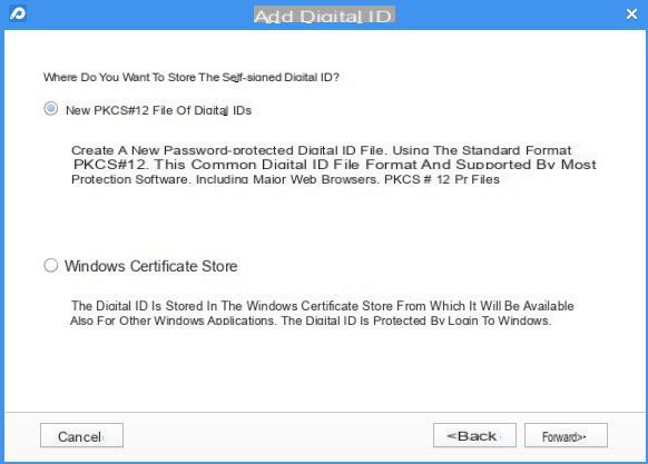 Insérer une signature numérique certifiée dans un fichier PDF -