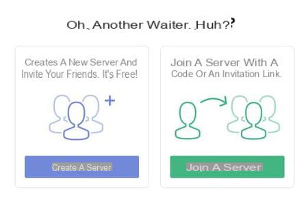 Discord: create an account and a chat server