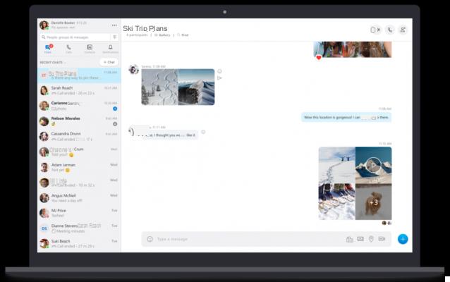 Skype is enriched with many features to make the chat more modern