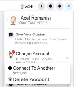 Switch Facebook account: switch without logging out