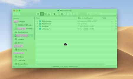 Mac screenshot: keyboard shortcut, macOS utility