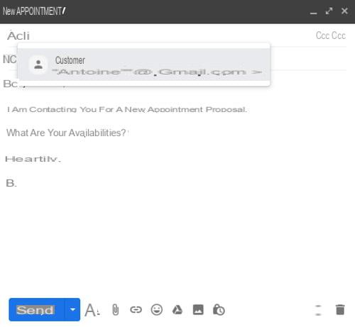 Crea una lista de correo con Gmail