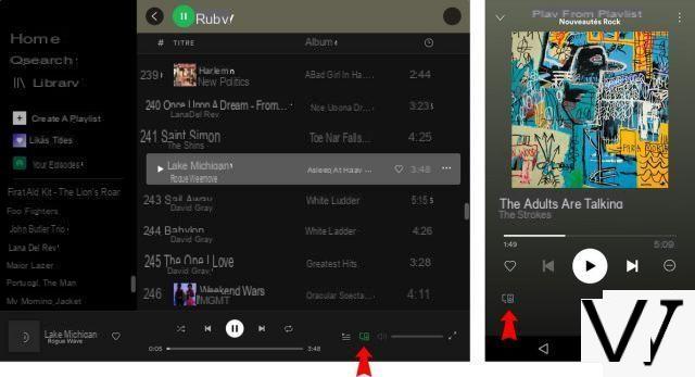 Como usar o Spotify com alto-falantes?