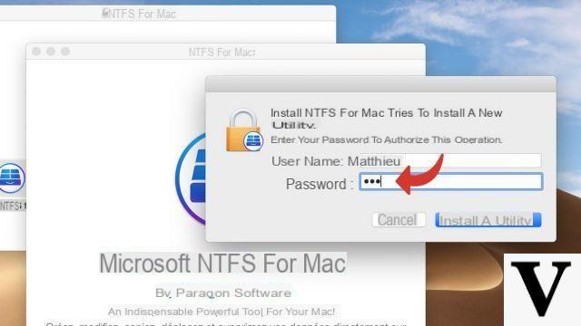 Como usar a unidade USB NTFS no Mac?