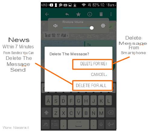 Comment supprimer les messages Whatsapp -