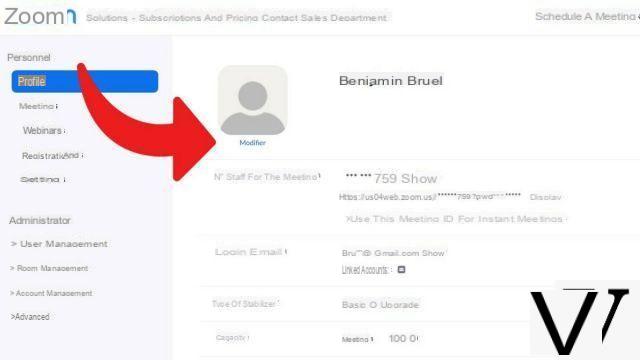 Como mudar sua foto de perfil no Zoom?