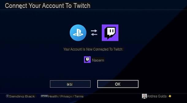 How to link Twitch account to PS4