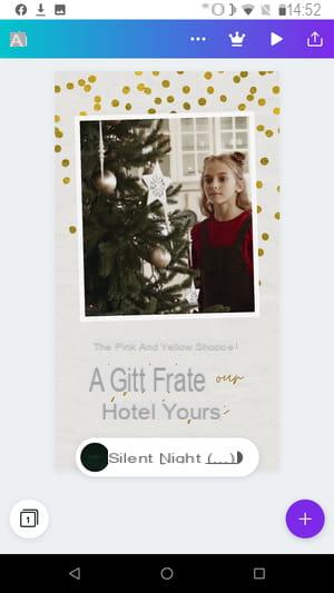 Create an animated greeting card with Canva