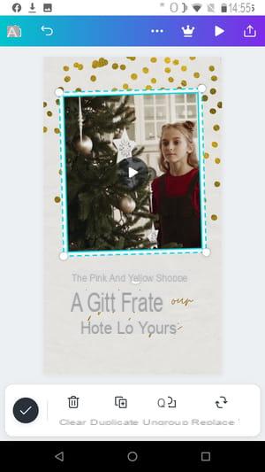 Create an animated greeting card with Canva