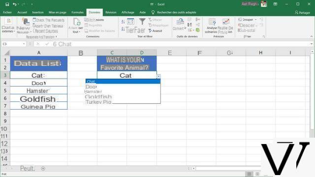 Como criar uma lista suspensa no Excel?