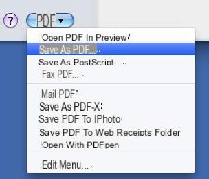 Compacte PDF no seu Mac OS X -