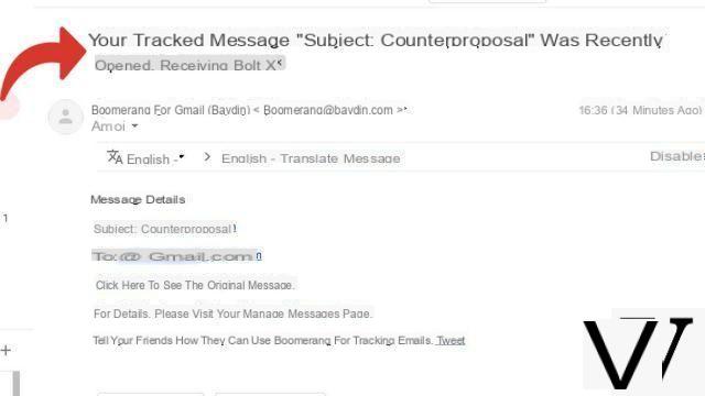How to activate acknowledgment of receipt on Gmail?