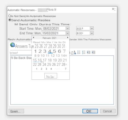 Resposta automática do Outlook: crie uma mensagem de ausência