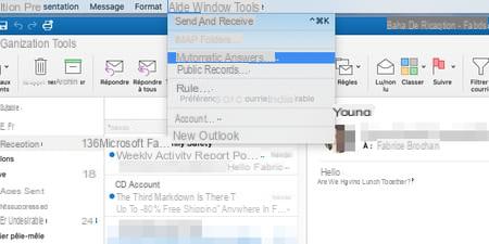 Resposta automática do Outlook: crie uma mensagem de ausência