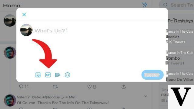 Como postar uma imagem GIF animada no Twitter?