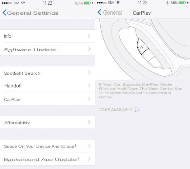 Cómo conectar el iPhone al automóvil a través de Bluetooth