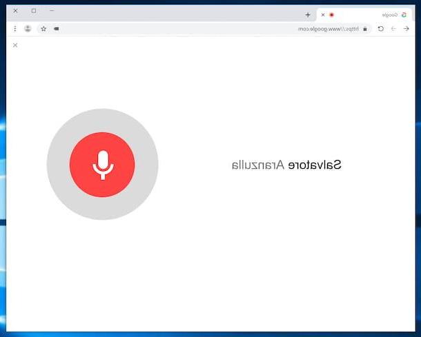 How to activate voice search on Google Chrome PC