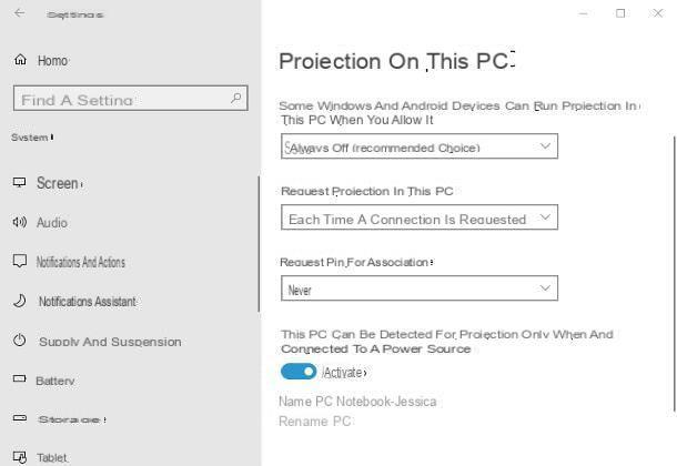 How to connect the PC to the monitor