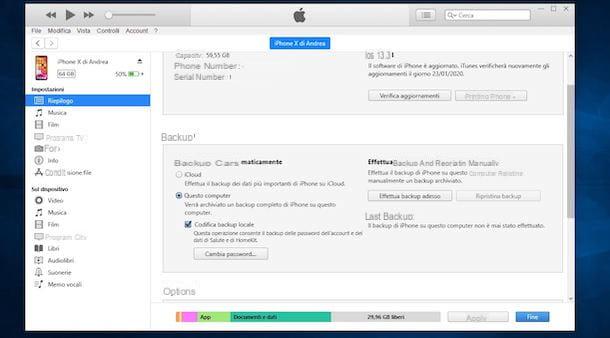 Comment connecter l'iPhone à iTunes