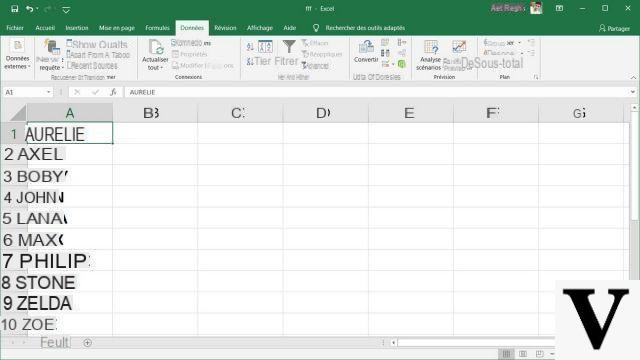 How to sort data in column or row in Excel?