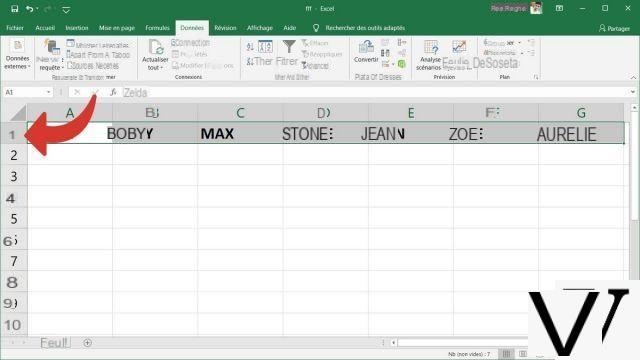 How to sort data in column or row in Excel?