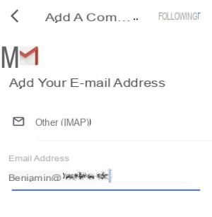 Utilice otra dirección de correo electrónico con Gmail