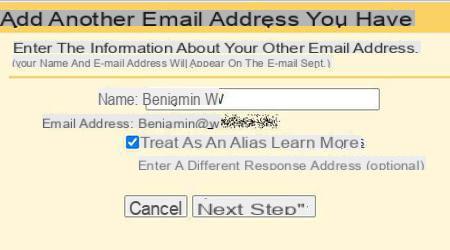 Use another email address with Gmail