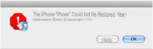 Error 14 iPhone: Cómo solucionarlo | iphonexpertise - Sitio oficial