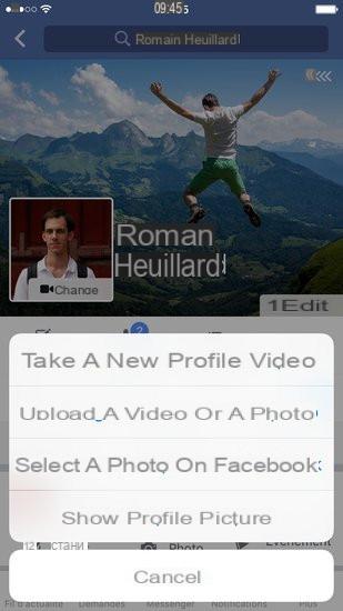 Facebook lança vídeo de perfil e testa Live Photos