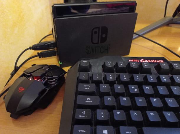 Como conectar o teclado ao switch