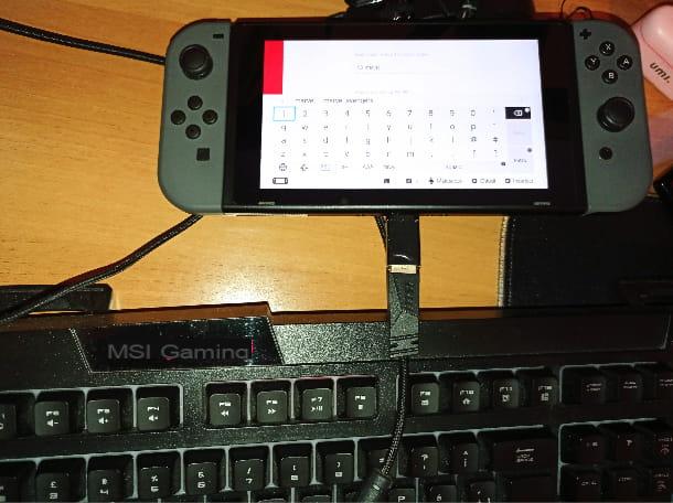 How to connect the keyboard to the Switch