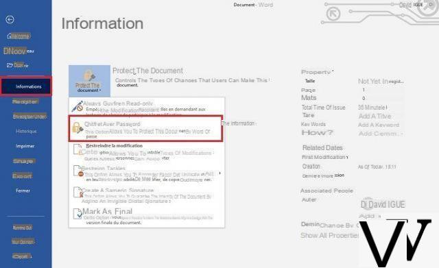 How to put a password on an Excel, Word or PowerPoint file