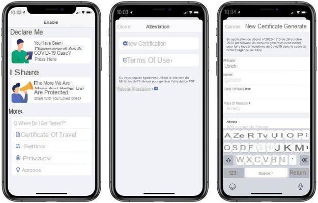 3 methods to simplify access to the travel certificate on a smartphone