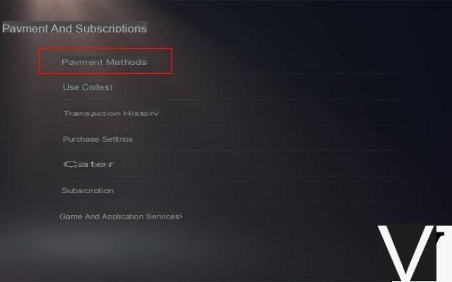 PS5: como excluir suas informações de pagamento em seu console