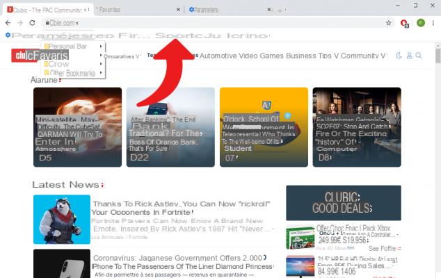 Como exibir seus favoritos no Google Chrome?