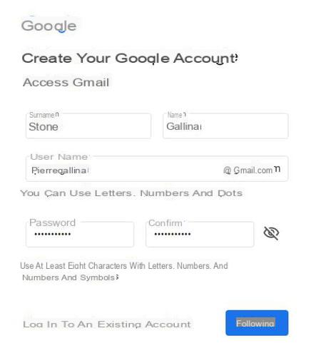 Create a Gmail account: the easy way