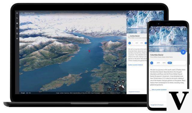 The latest version of Google Earth allows you to have a vision of the world of almost 40 years!