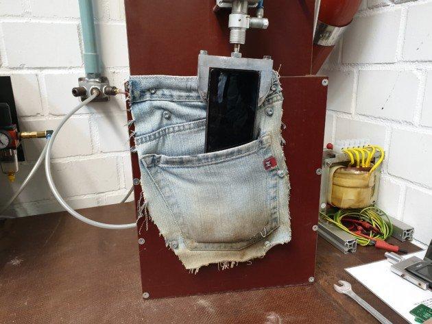 From dust storm to trouser pocket: a glimpse of smartphone torture in the lab