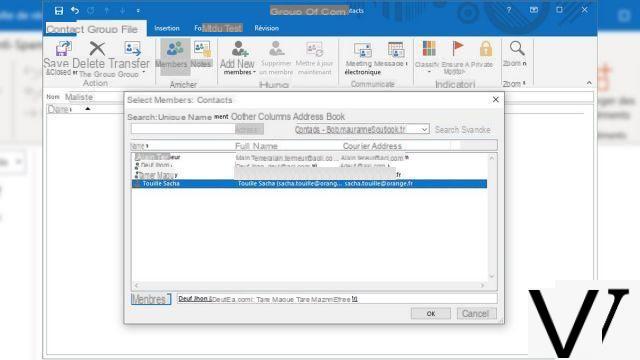 Como criar uma lista de mala direta no Outlook?