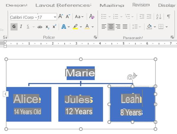 Make an organization chart with Word
