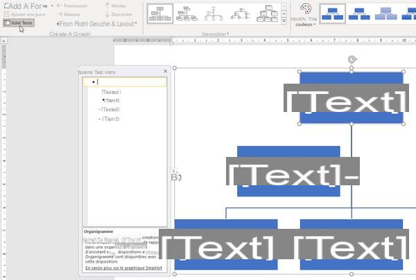 Faça um organograma com o Word