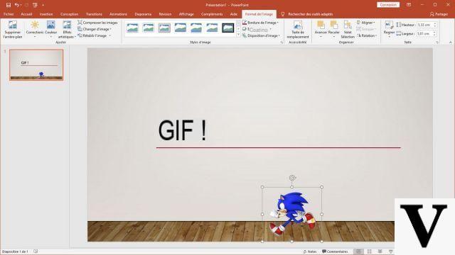 Como adicionar um .GIF em um slide do PowerPoint?