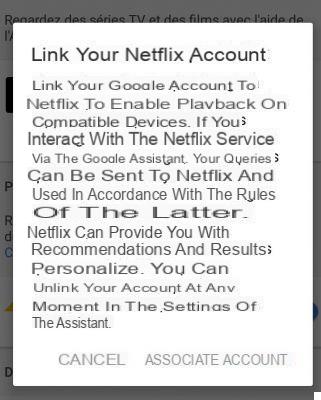 ¿Cómo usar su cuenta de Netflix con el Asistente de Google?
