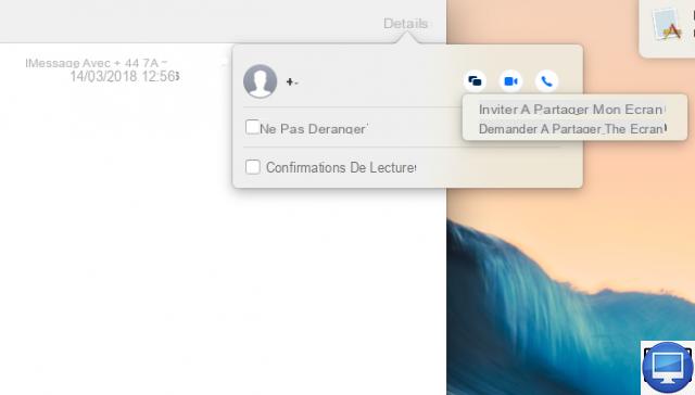 Como usar o compartilhamento de tela no Mac?