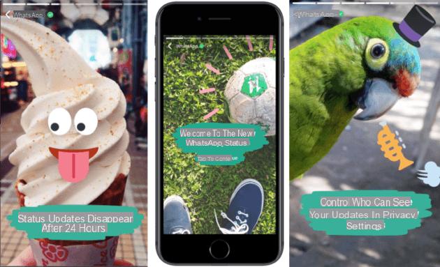 WhatsApp copia las historias de Snapchat con 